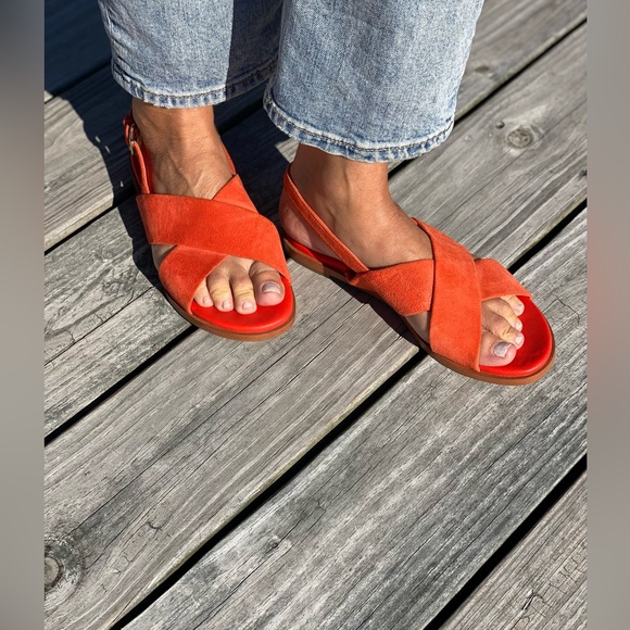 Cole Haan Fernanda Grand 360 Suede Sandals Sz 7 EUC - Picture 6 of 6